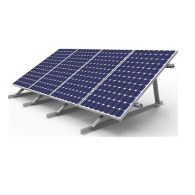 China Super arroy aluminum solar flat roof PV rack solar system in Beirut for metal roof sheet or concrete base plate for sale