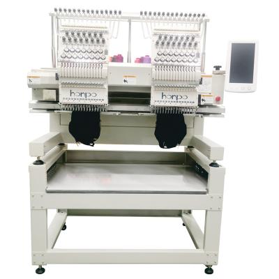 China 2 Machine Hotels Hotels Embroidery 15 Needles Head Full Automatic High Quality Computer Embroidery Machine for sale