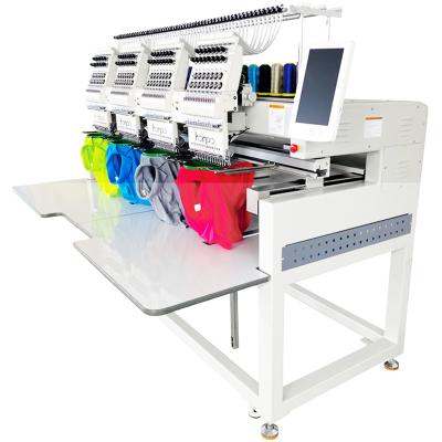 China Hat/shoe/T-shirt/flat embroidery computer embroidery machine price good with fixed shoes device holder for garment Egypt for sale