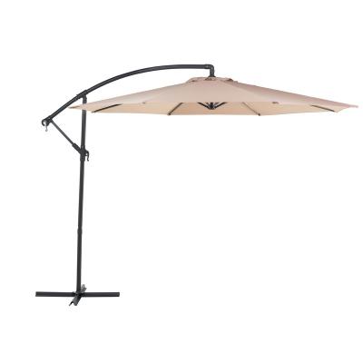 China Interesting Canopy at Outdoor Patio Cantilever Hanging Sunshade Banana Umbrella Offset Hanging Umbrella 3M Thickness for sale