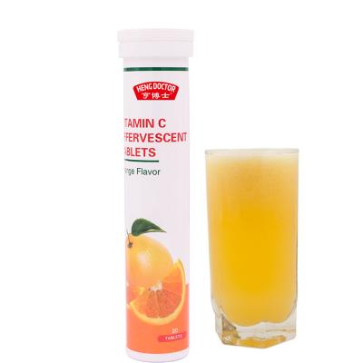 China Supplying Vitamins Customize Brand Vitamin C Effervescent Tablet Chewable Effervescent Tablets for sale