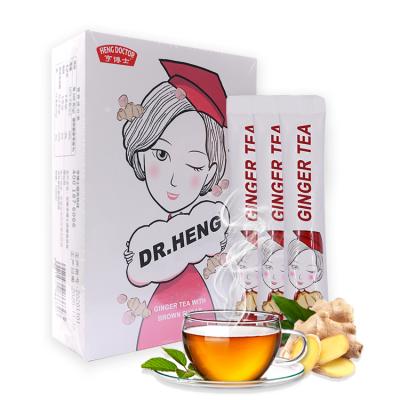 China Instant Crystal Slimming Milk Turmeric Ginger Black Tea Bag Powder Instant Tea for sale