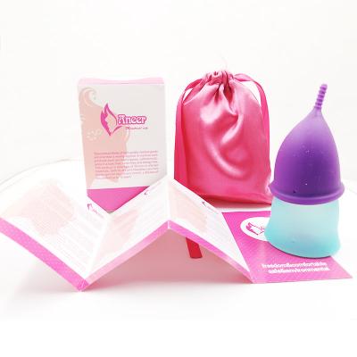 China 100% Medical Grade Silicone Cvs Disposable Definition Eco Friendly Easy Remove Menstrual Cup For Beginners for sale