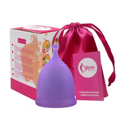 China 100% Medical Grade Silicone Post Baby Birth Giving Menstrual Cup For Very Light Flow for sale