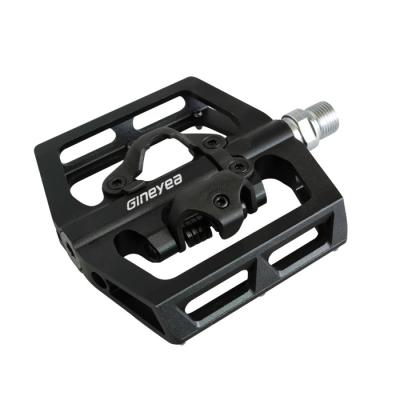 China Clipless Pedal Hot Sale Cycling Road Single Side Pedal With Platform MTB Pedal CNC Alloy Pedals for sale