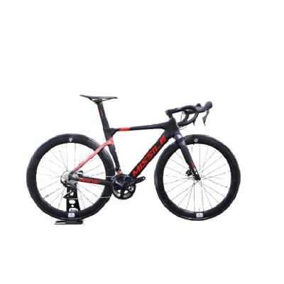 China Factory brand 700C carbon fiber road bike 18 speed bicycle with disc brake R2000 derailleur off road bike for sale