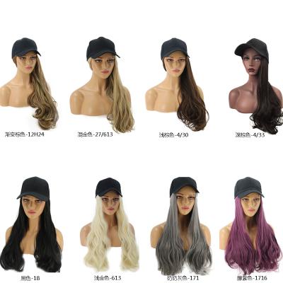 China Fashion Wave Half Wigs Regular Hair Colored Curly Wigs Half Straight Long Half Wigs for sale