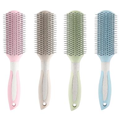 China Wholesale Home Scalp Smooth Round Head Hair Care Comb Massage Salon Dying Brush For Salon Degrease Brush Staffs for sale