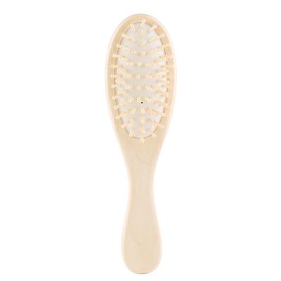 China Natural Wooden Baby Small Size Eco-Friendly Healthy Waterproof Mini Hair Brush Hair Brush for sale