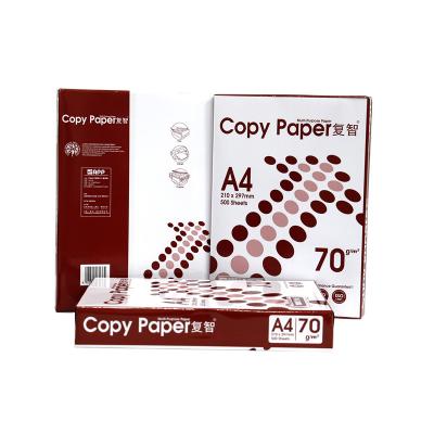 China 100%virgin wood pulp competitive price good quality office 70G A4 sheet paper paper for sale