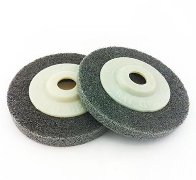 China 5 Inch Wheel Nylon Plastic Diamond Nonwoven Polishing Polishing Agents for sale