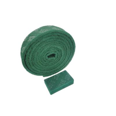 China Polishing Manufacturers Supply Green Color Nonwoven Nylon Fiber Polishing Pad for sale