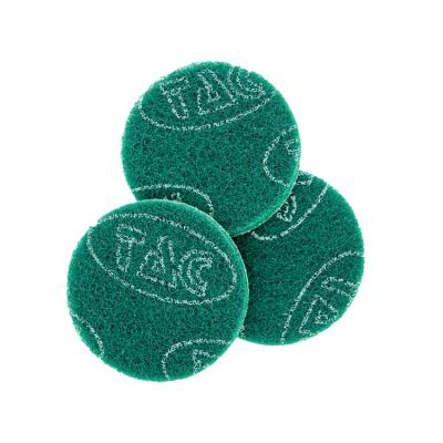 China 4inch Rust Removal Assembling Green Polishing Deburring Pad Rust Remover Paint Removal Pad Scrubber Pad for sale