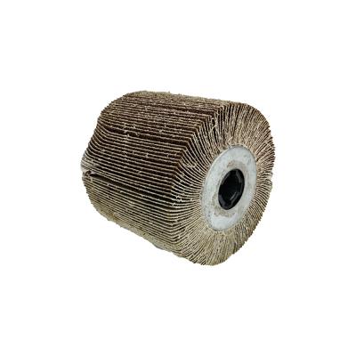 China Round Sewing Grid 240 Disc 320 Aluminum Oxide Fin Emery Cloth Wire Drawing Welding Sanding Wheel for sale