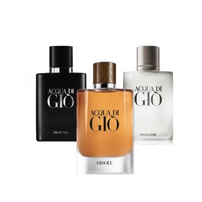 China Brand Body Perfume 3 Types Fragrance Set 30ML Body Spray Gift Set Box Acqua Di Gio Acqua di Gio Profumo Quality Original Gift Set Perfume for sale