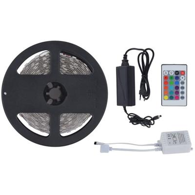 China Hotel 12V 3A SMD2835 RGB 270LEDS 5M 24keys RGB Waterproof Led Controller Strips Kit for sale