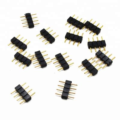 China Power 10mm 4Pin RGB Led Strip Light Electrical Needle Connector For RGB Strips for sale