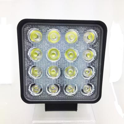 China Hot Sale 16pcs LED 48W Square Car Led Light Car Running Light LED Light Bar 9V-32V for sale