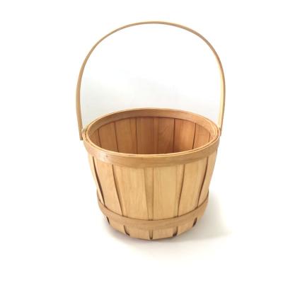 China 2021 New Design Custom Multifunctional Round Shape Sandalwood Storage Basket Viable With Honey Color for sale