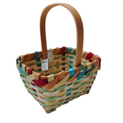 China New Design Sustainable Best Selling Rectangular Multifunctionother Storage Baskets Diagonal Colorful Basket for sale