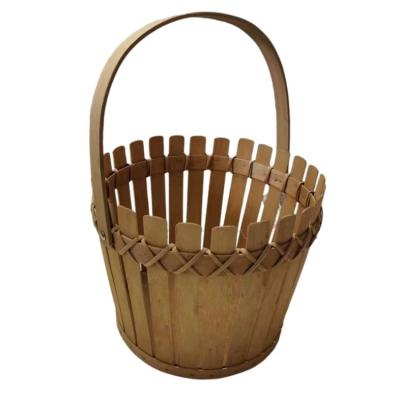 China Viable Factory Hot Sales Wholesale Basket Customized Woven Log Chip Living Basket for sale