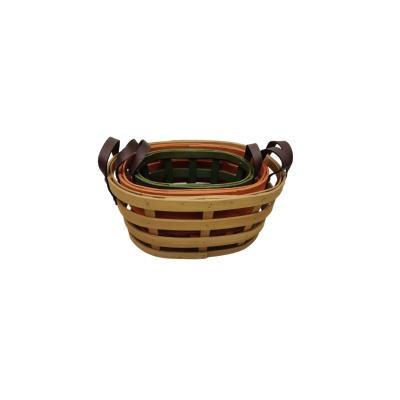 China Sustainable Wooden Kitchen Bolga Wall Baskets African Baskets for sale