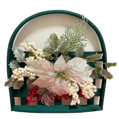 China Minimalist half dome with Christmas flower basket for sale