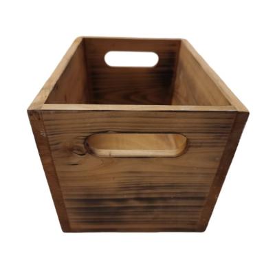 China / Supplier Best Quality Customized Wooden Cuboid Wooden Box Christmas Storage Box for sale