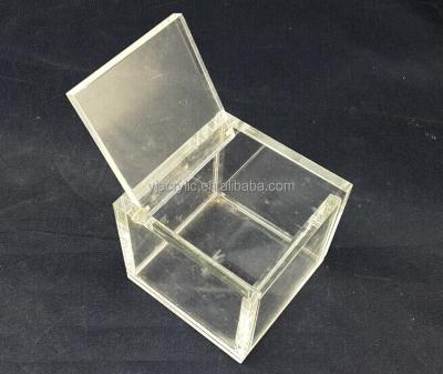 China Display& acrylic display boxes with hinged lids for sale