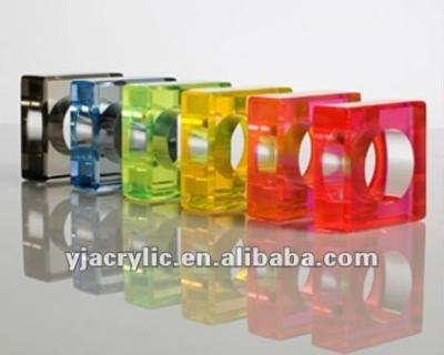 China Viable Clear Acrylic Napkin Rings for sale