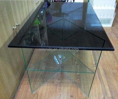 China Round DINING TABLE plexiglass table top, ISO factory product for sale