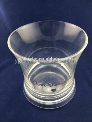 China Cheap Wholesale Acrylic Clear Flower Pots for sale