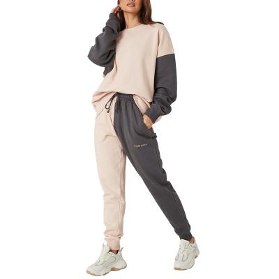 China Custom Made High Quality Breathable Winter Jogging Tracksuit Suits Women Jogging Suit Set Sweatshirt Wholesale 2 Pieces Set Women Tracksuit Set for sale