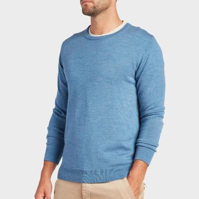 China Dongguan Factory Service Anti-Shrink OEM Long Sleeve Anti-Shrink Knit Cashmere Round Neck Sweater Solid Color Men's Simple Stylish Cardigan for sale