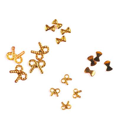 China Nail Art Designs Metal Alloy Rose Sea Turtles Bow ND614 Sea Turtles Bow Rivets Jewelry Accessories For Nail Decoration for sale