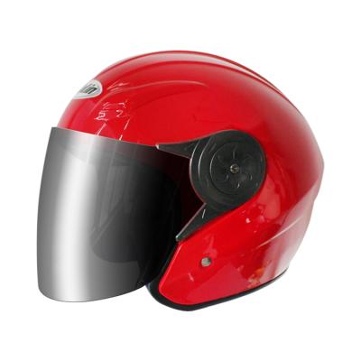 China Good Quality ABS Kylin Helmet EEC DOT Approved Adult Open Face Motorcycle Helmet With Helmet Sun Visor ABS Half Face Casco Material Factory for sale