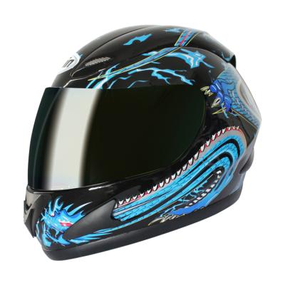 China Good Quality ABS Kylin Helmet EEC DOT Approved Visor Adult Full Face Motorcycle Helmets Factory Custom Decal Casco 760 for sale