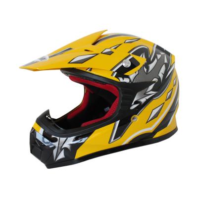 China Good Quality ABS Kylin Helmet EEC DOT Approved Youth Kids ATV Motocross With Decal ABS Material Motorcycle Helmet With Factory Custom Casco for sale