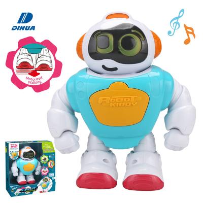 China Colorful Cartoon Toy Robot with Healthy and Light Weight Friendly Walking Toy, Battery Operated Robot Kids Design Robot for sale