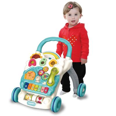 China With Multifunctional Baby Walker Toy Learning Push of Light and Music and Stroller Trolley with Baby Walker Educational To of Flashing Light and Music 4 Wheels for sale