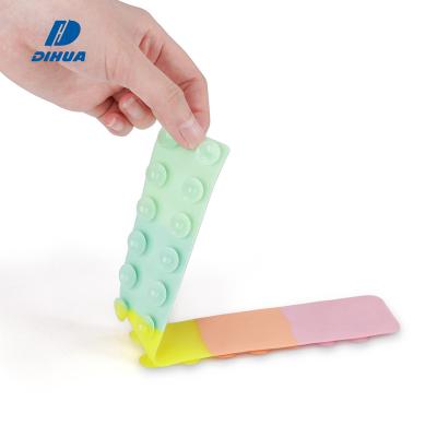 China Sucker Suction Cup Toy Silicone Magic Sucker Sensory Stir Toys For Kids Decompression Stretch Toy for sale