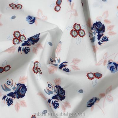 China Hot Sale Anti-static Super Soft Flower 95%Cotton 5%Spandex Digital Printing Fabrics/Dress/Shirt Woven Fabric for sale