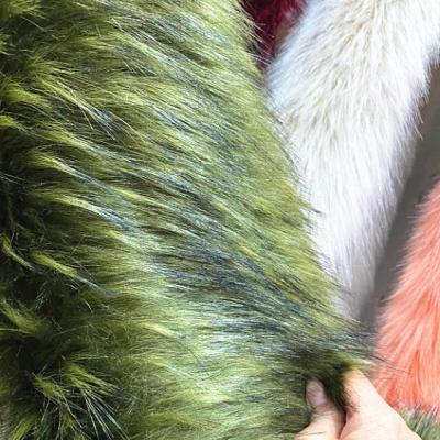 China Factory Direct Selling Popular Auto Upholstery Long Pole High Quality Hair Dyed Fur Fabric for sale