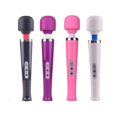 China High Quality ABS Medical Silicone USB Charging Magic Wand AV Vibrator 10 Speed ​​Big AV Vibrator For Female Female G Spot Plug Powerful Wand Massager for sale