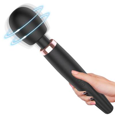 China USB Rechargeable Magic Wand Vibrator AV Silicone+abs Body Wireless Personal Handheld Magic Wand Massager For Adult for sale