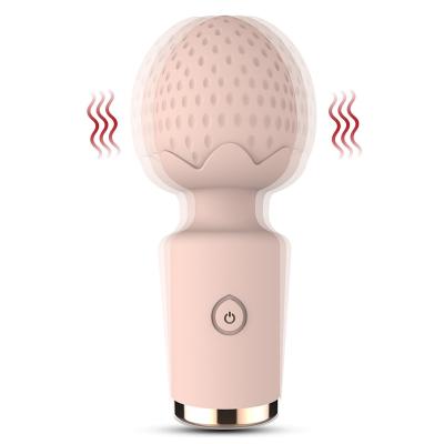 China Silicone+abs Adult Sex Toys For Women Masturbator G Spot Vibrators Clit Vibrator Rechargeable Magic Wand for sale