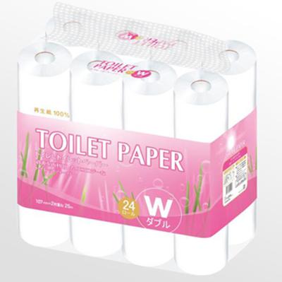 China Custom Cheap Price OEM Eco Friendly Soft Mixed Paper Pulp Eco Friendly 2 Ply Paper Toilet Paper Roll for sale