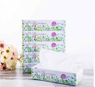 China Virgin wood pulp customer facial tissue for sale