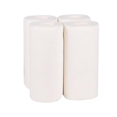 China Free Sample Kitchen Towel Wholesale Eco-Friendly Paper Kitchenware Printed 2ply 50 Sheets 100% Virgin Pulp Kitchen Roll Tissue Paper Towel for sale