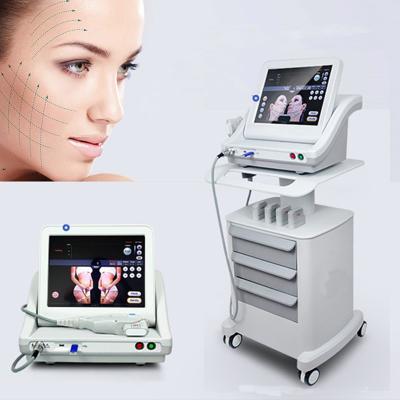 China Skin Tightening 2021 Best Selling 5 Cartridges Face / Body Beauty Machine Focused Ultrasound Wrinkle Removal Hifu for sale